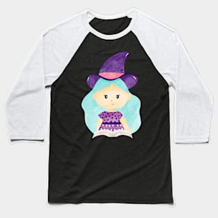 Cute Halloween Witch Baseball T-Shirt